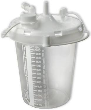 Entrada de vástago DCU de 1500 ml para Allied Healthcare, 48 unidades por caja 