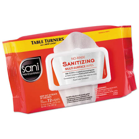 PDI Sani-Wipe™ Non-Rinse Food Contact Hard-Surface Sanitizing Wipe