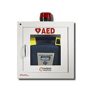 ZOLL-50-00400-30 Gabinete de pared totalmente empotrado con alarma y luz estroboscópica, con seguridad habilitada