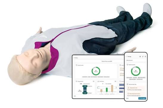 LAERDAL-172-01260 Resusci Anne QCPR AW Cuerpo completo en estuche con ruedas