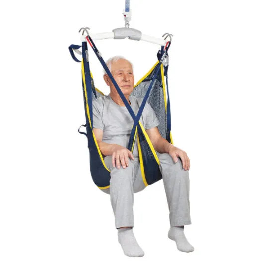 Cabestrillo universal Handicare con soporte para cabeza de malla y polietileno