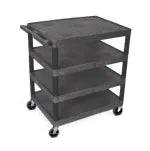 Heavy-Duty Utility Cart with Multiple Shelves
