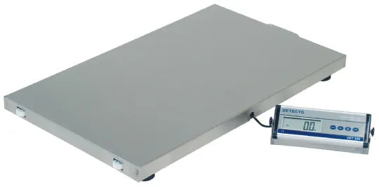 Detecto-VET550 Veterinary Floor Scale, Portable & Digital, for Medium- to Large-Sized Animals 1/EA