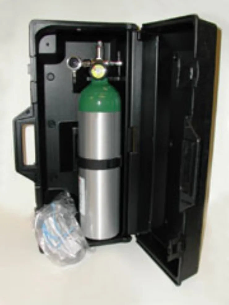 Mada Medical-1501E Oxy-Uni-Pak Emergency Oxygen in Carrying Case with Oxygen Mask (1 KT)