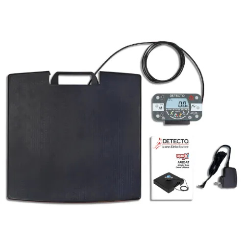 DETECTO Portable Digital Scale Portable Athletic | APEX-AT