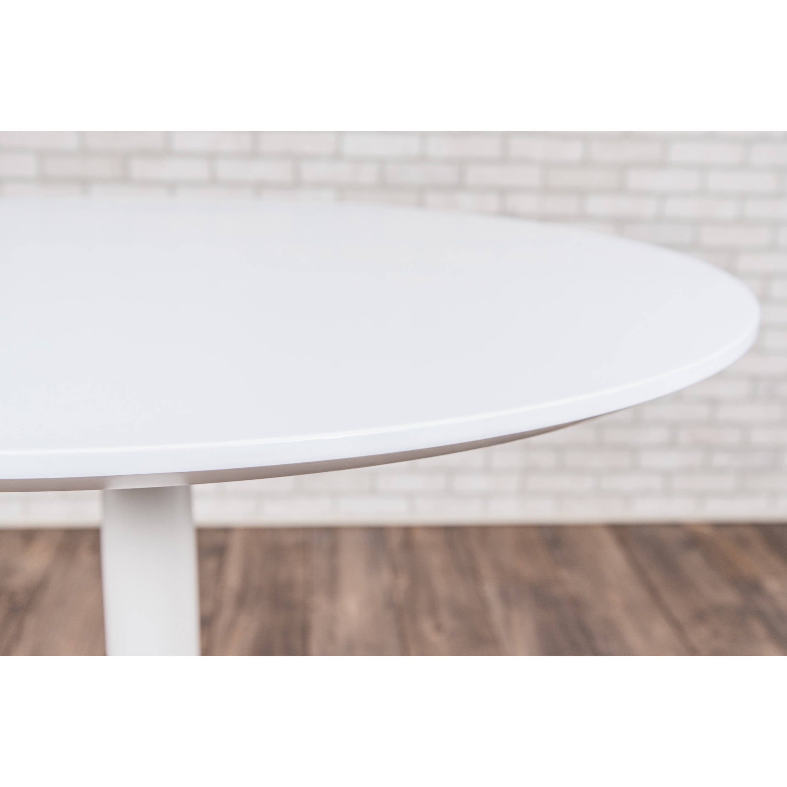 Luxor Pneumatic Height-Adjustable Round Café Table