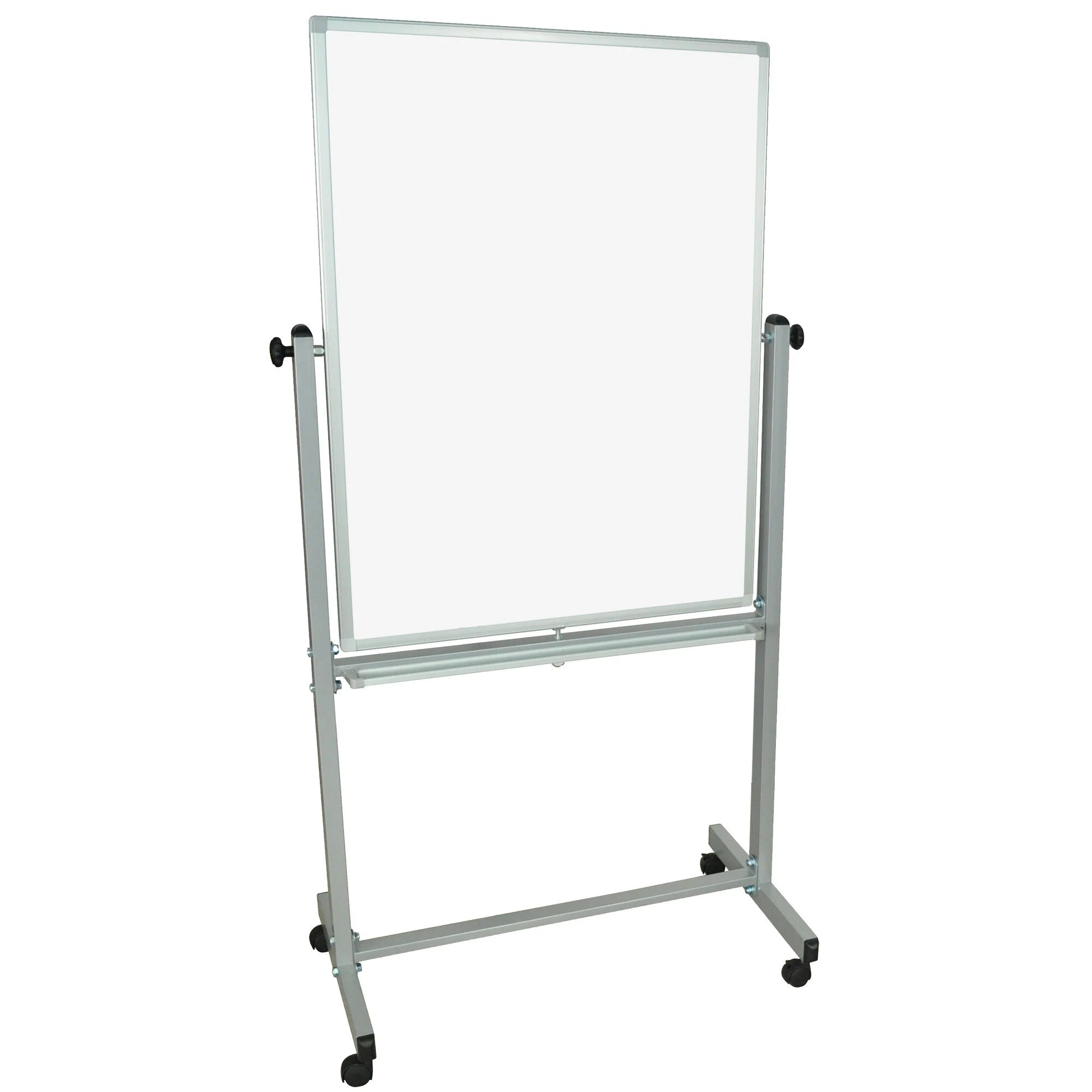 Luxor-MB3040WW 29 7/8" x 39 3/8" Double-Sided Whiteboard with Aluminum Frame and Stand