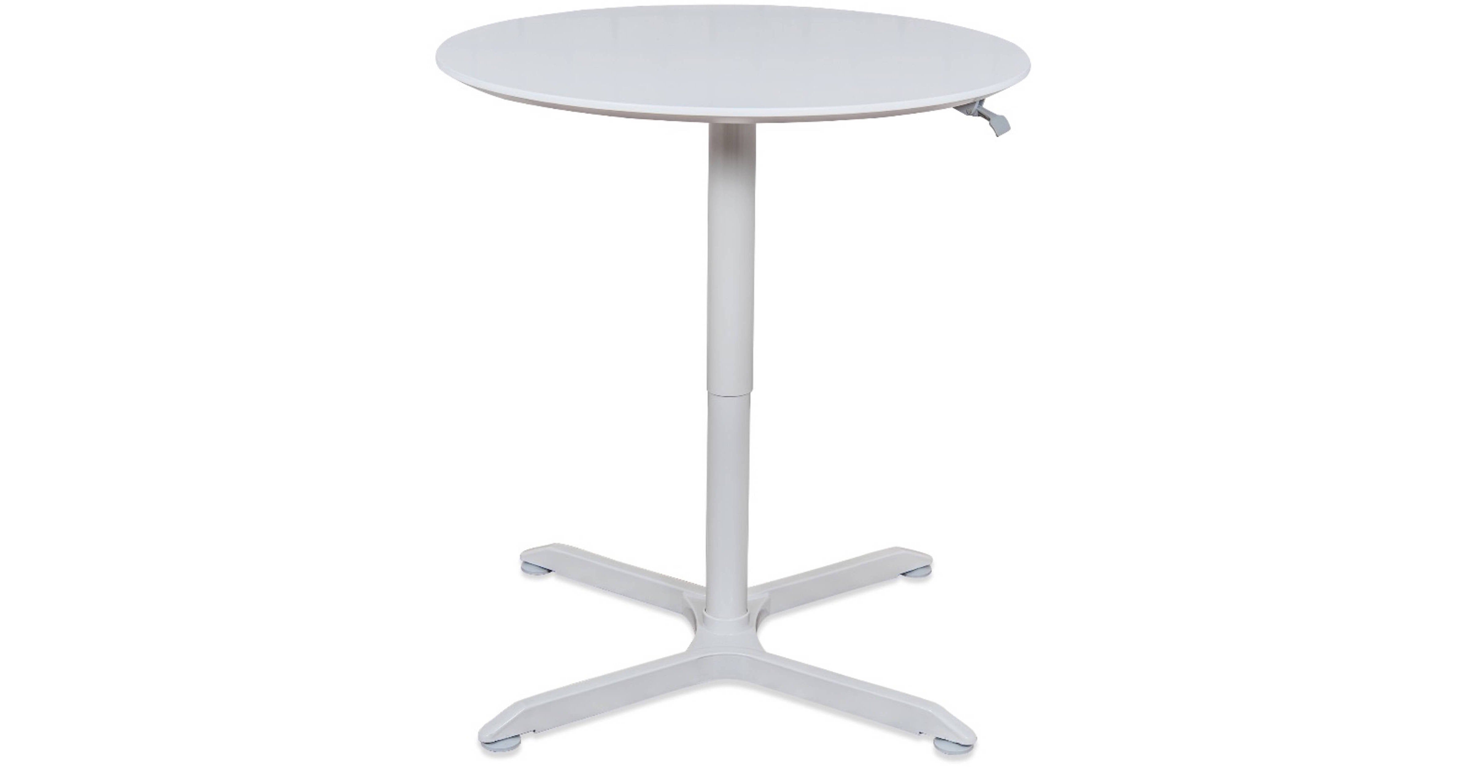 Luxor Pneumatic Height-Adjustable Round Café Table