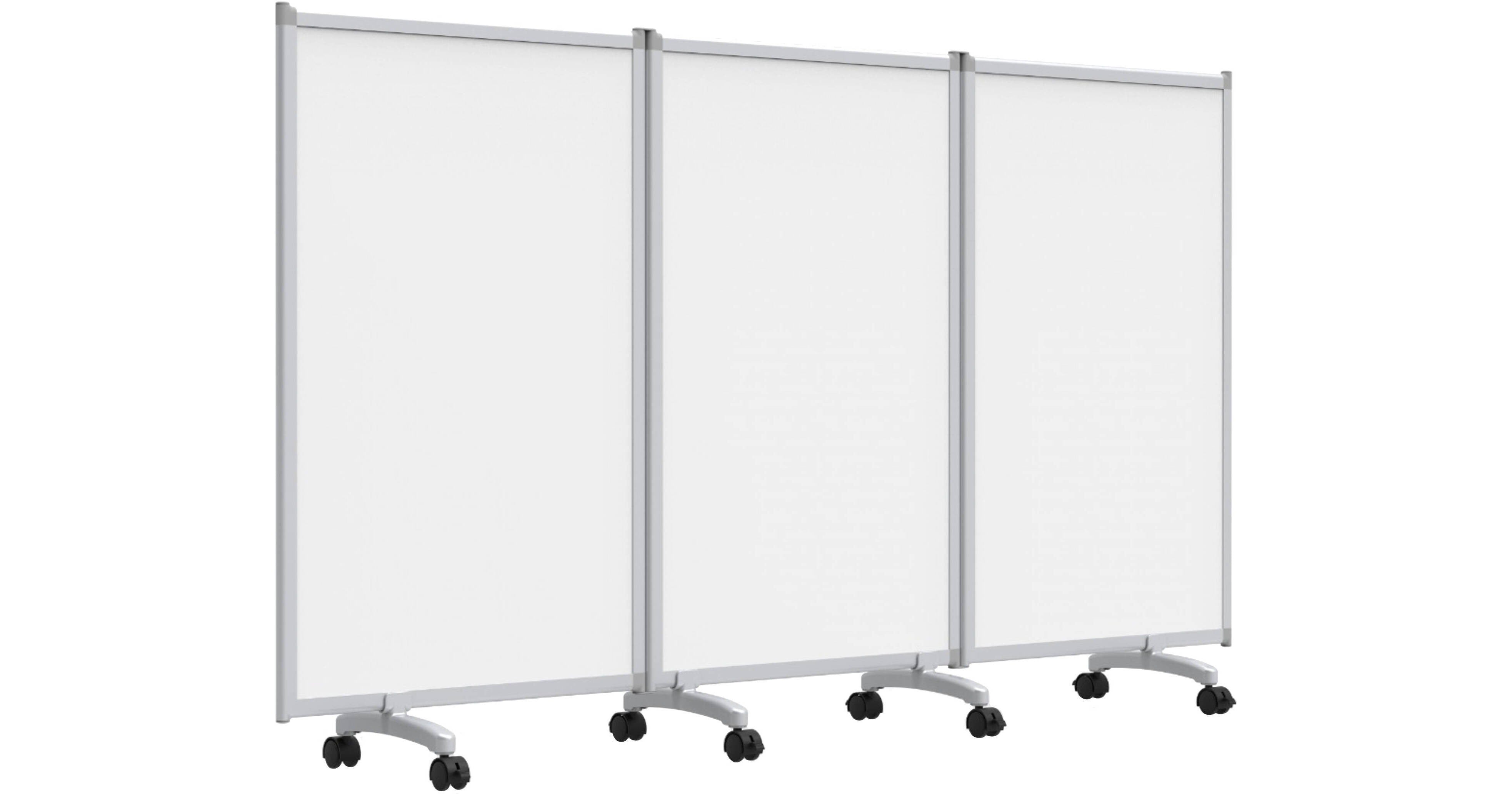 Luxor-MB9152WW Mobile Dry-Erase Folding Divid