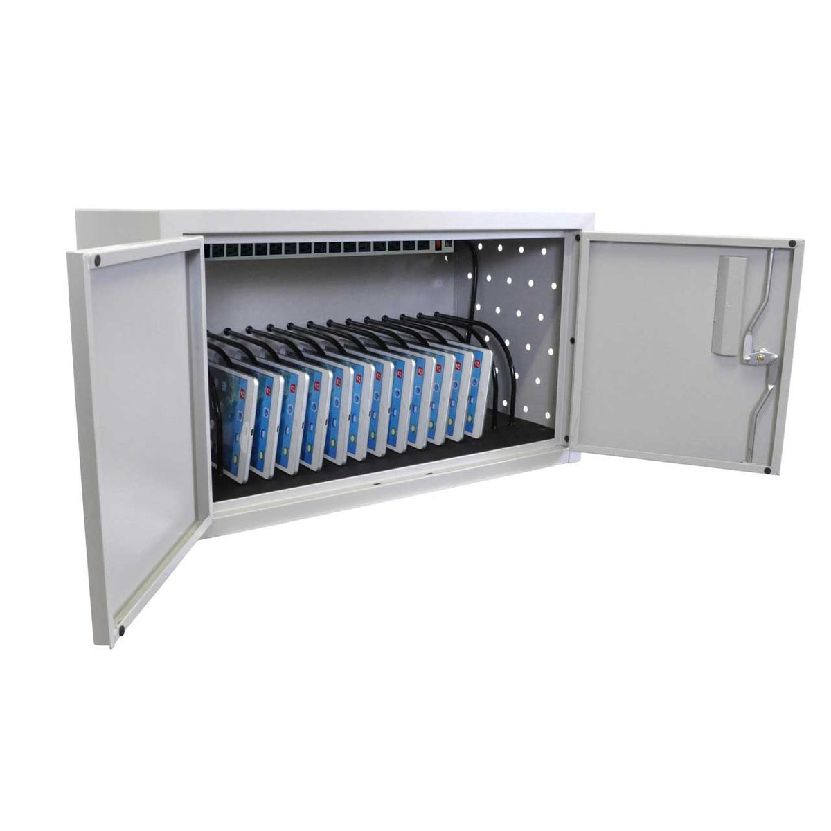 Wall Mounted Computer Rackcharging Rack Luxor Wall-Mountable / Desktop Charging Box | Device Charging & Storage ...
