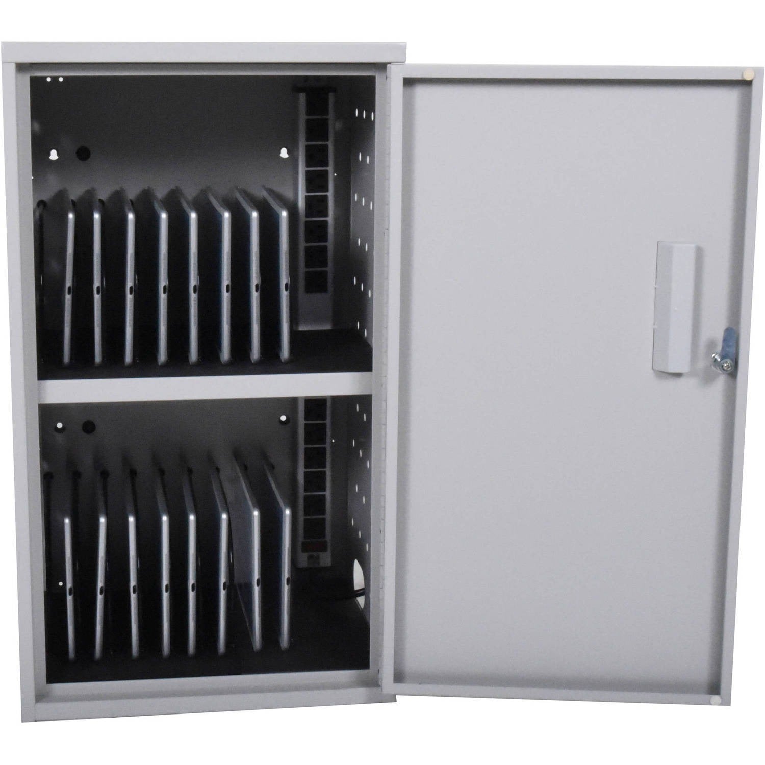 Luxor-LLTMWV16-G 16-Tablet Vertical Wall/Desk Charging Box