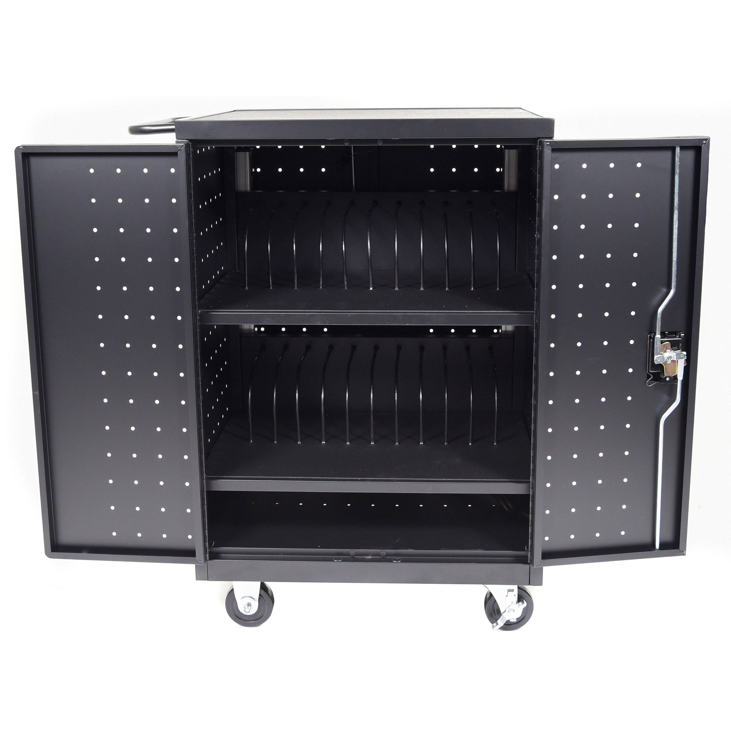 Luxor-LLTP24-B 24-Laptop Charging Station (Black)
