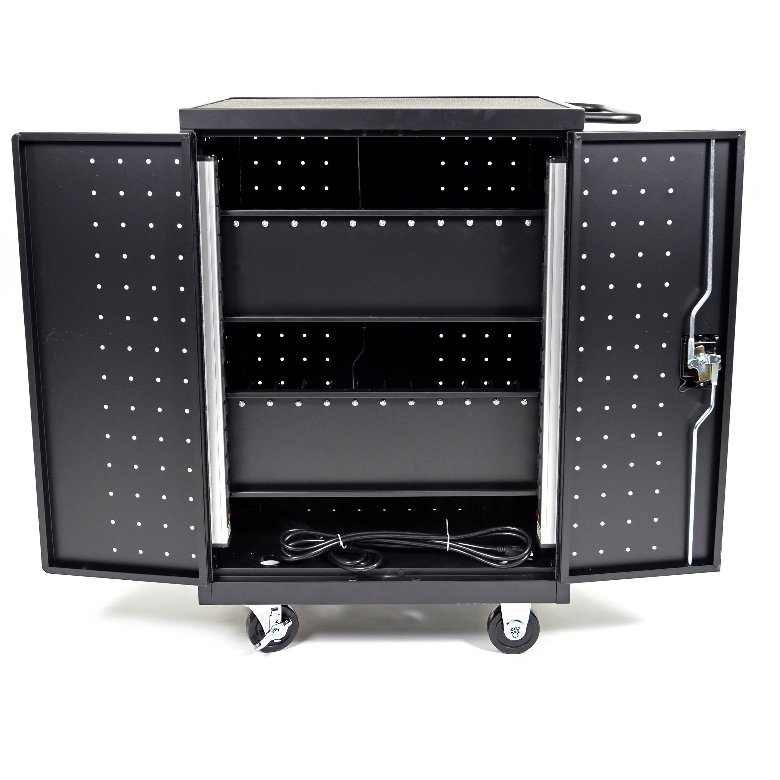 Luxor-LLTP24-B 24-Laptop Charging Station (Black)