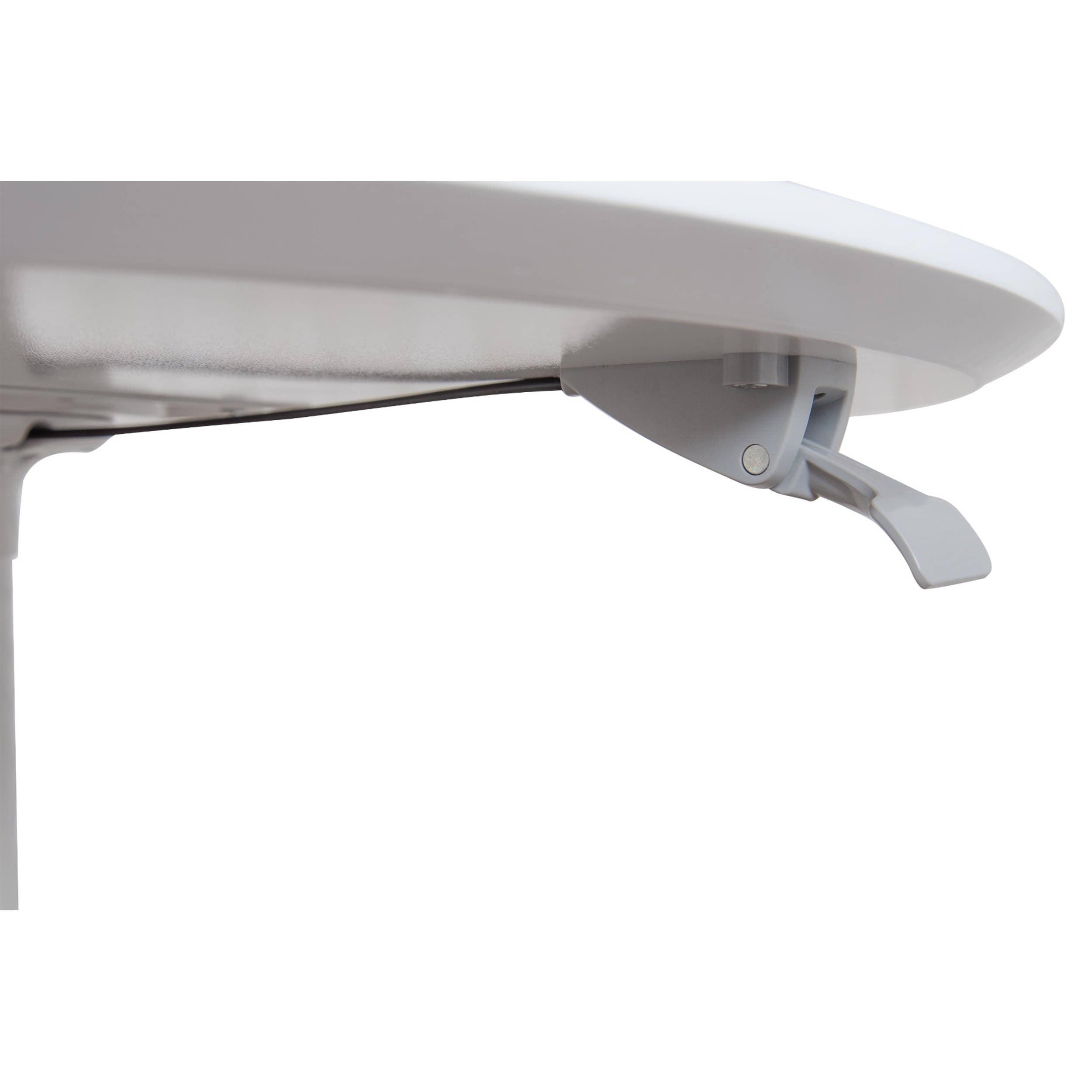 Luxor Pneumatic Height-Adjustable Round Café Table