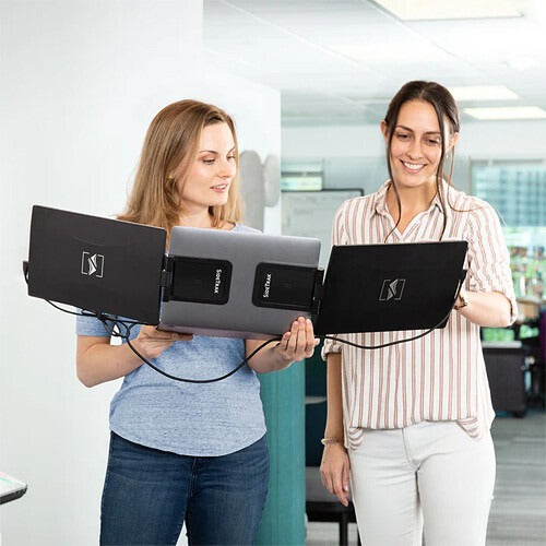 Luxor-LTTL122 SideTrak Swivel FHD Triple 12.5" Attachable Portable Monitor