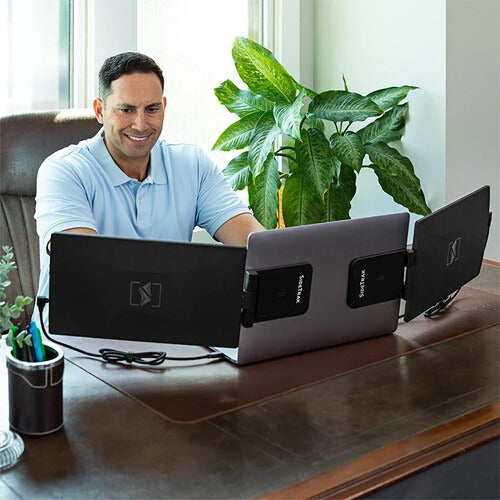 Luxor-LTTL122 SideTrak Swivel FHD Triple 12.5" Attachable Portable Monitor