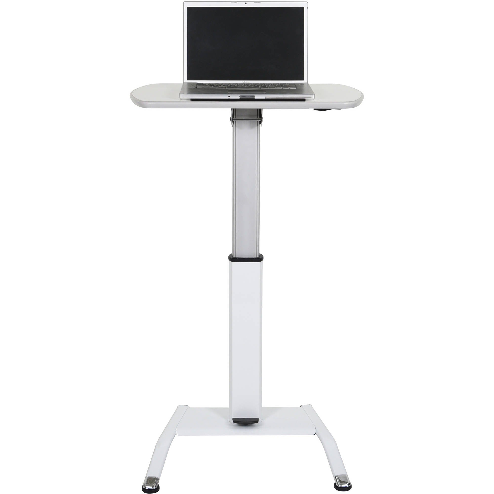 Luxor-LX-PNADJ-WH Pneumatic Height Adjustable Lectern