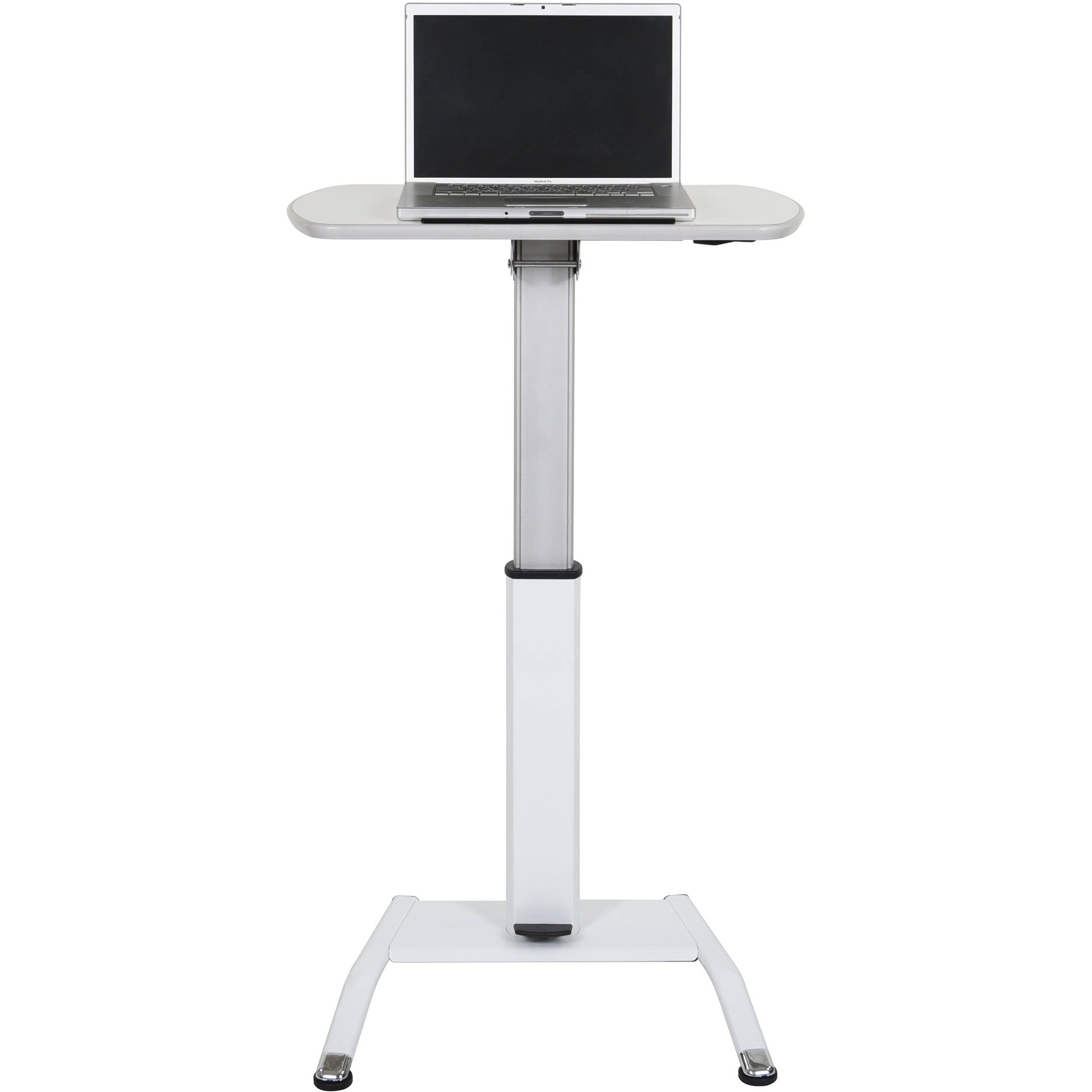 Luxor-LX-PNADJ-WH Pneumatic Height Adjustable Lectern