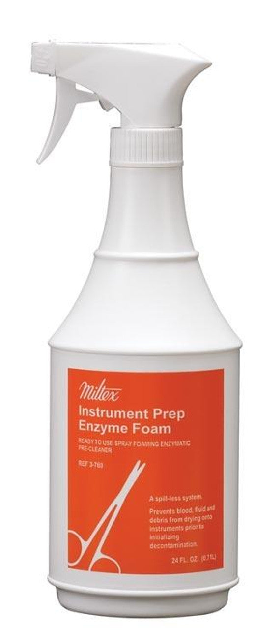 Integra Miltex-3-760M Instrument Prep Enzyme Foam, 24oz Spray Bottle, 12/cs