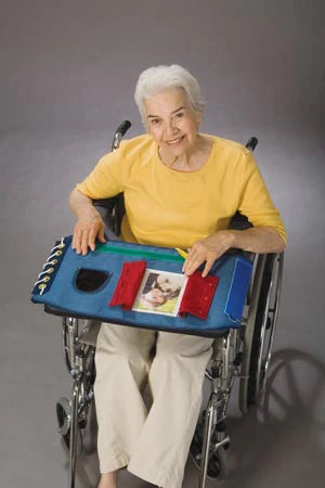 Posey/TIDI Products-7400 Activity Apron II, Reusable, Blue