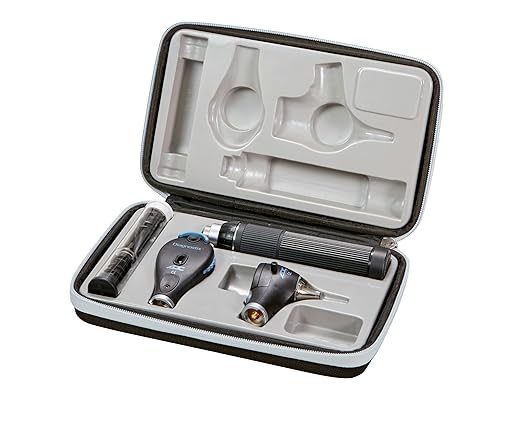 ADC-925410N Diagnostix Portable Case 3.5v w/inserts, Oto/Oph Set, Black