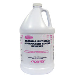 Crosstex-JEZTS-Tartar and Stain Remover 1 Gallon Bottle/3.785L 4/Case