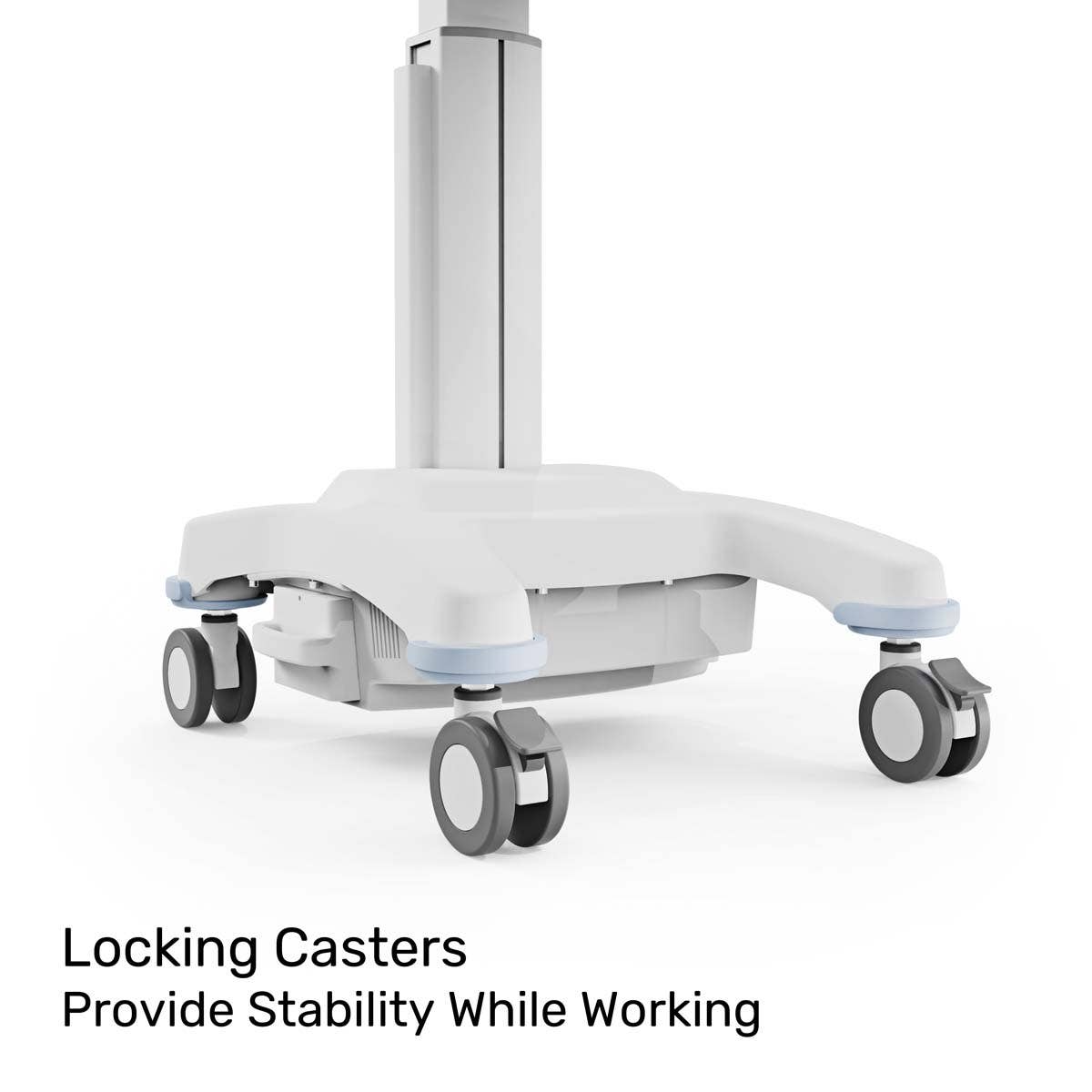 Luxor VitalPower Healthcare Workstation Cart and Battery