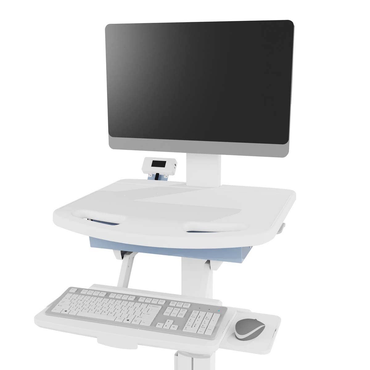 Luxor VitalPower Healthcare Workstation Cart and Battery