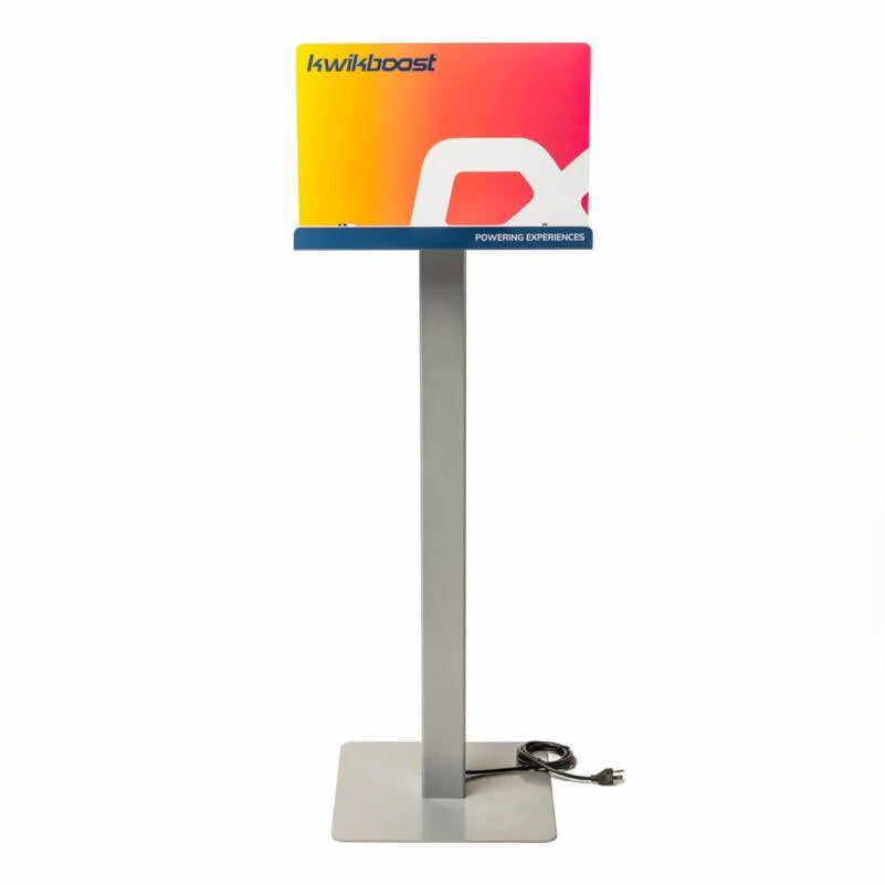 Luxor-KB99029 KwikBoost Deluxe Floor Stand Courtesy Charging Station - Freestanding with Custom Graphics