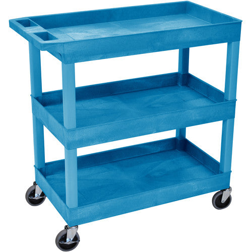 Luxor 32 x 18" Three-Shelf Utility Cart