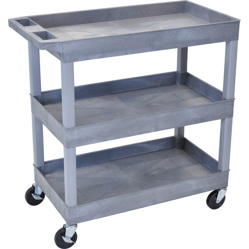 Luxor 18 x 32 Cart (2 Tubs, 1 Flat Shelf)