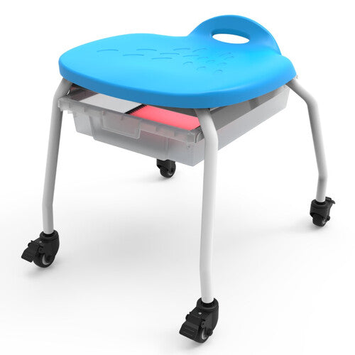 Luxor-MBS-STOOL-1 Stool With Clear Bin