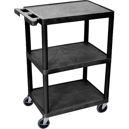 Luxor UTILITY CART SHELF 32x24" WD - BLACK