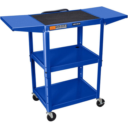 Luxor Adjustable-Height Steel Utility Cart