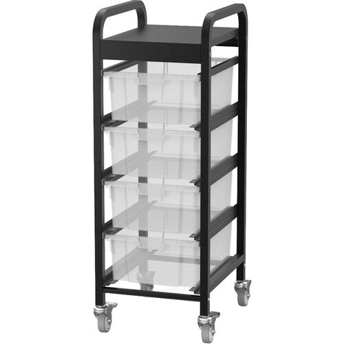 Luxor-UCWS002 4-Bin Lug Cart