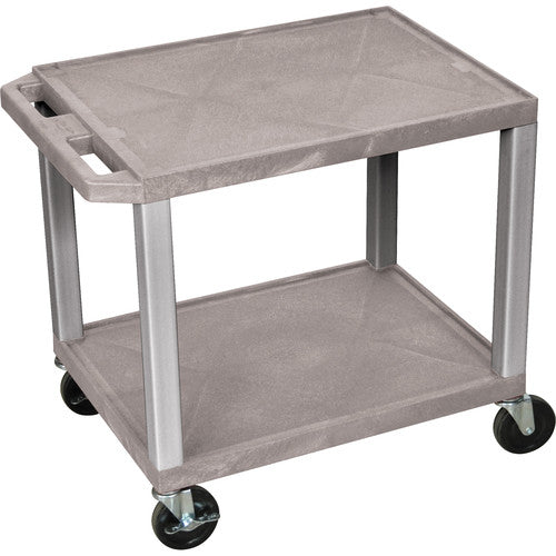 Luxor-WT26GY-N TUF CART 24x18x24.5"(WDH)- GRAY/NKL-LG