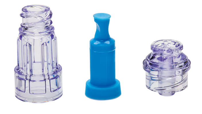 BD-MZ1000-07 MaxZero Zero Reflux IV Connector, Not made with DEHP, 0.16 ml PV, 100/cs (Continental US Only)