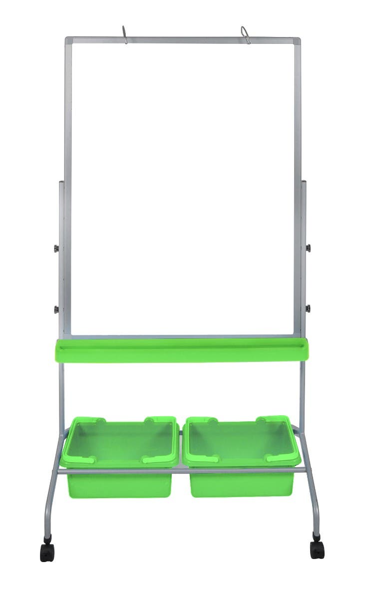 Luxor-L330 Classroom Chart Stand with Storage Bins