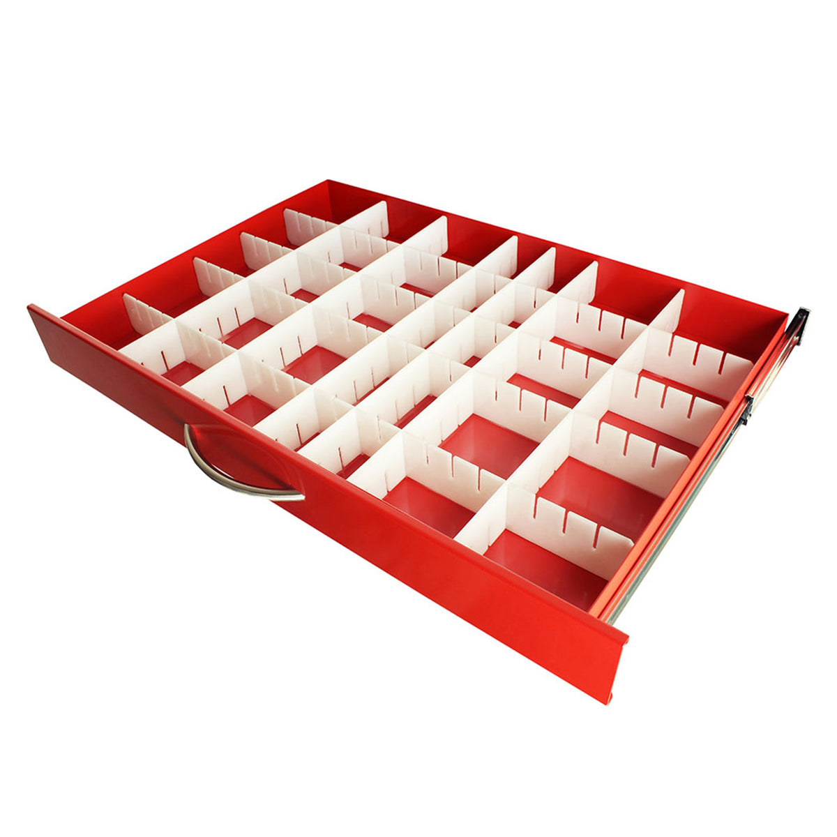 Harloff-680554W Med Box Drawer Divider Set, 30" Universal Line 3.25" Drawers, White Unit Dose Boxes (1 EA)