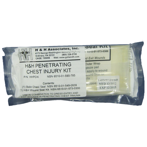 Safeguard Medical-HHPCIK-CA Penetrating Chest Injury KT (case of 25)