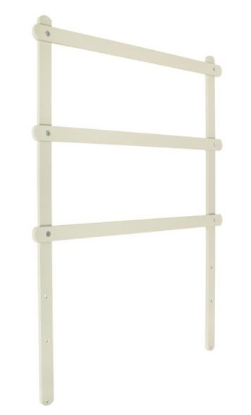 Harloff-MR-RBR3 3 Tier Raised Back Rail, MRI-Safe Cart (1 EA)