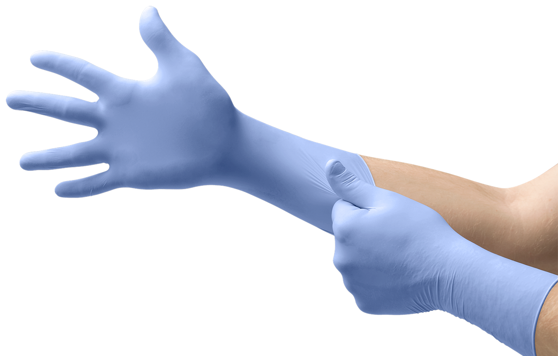 Ansell MICROFLEX™ FreeForm™ EC FFE-775 Ec Powder-Free Extended Cuff Nitrile Exam Gloves