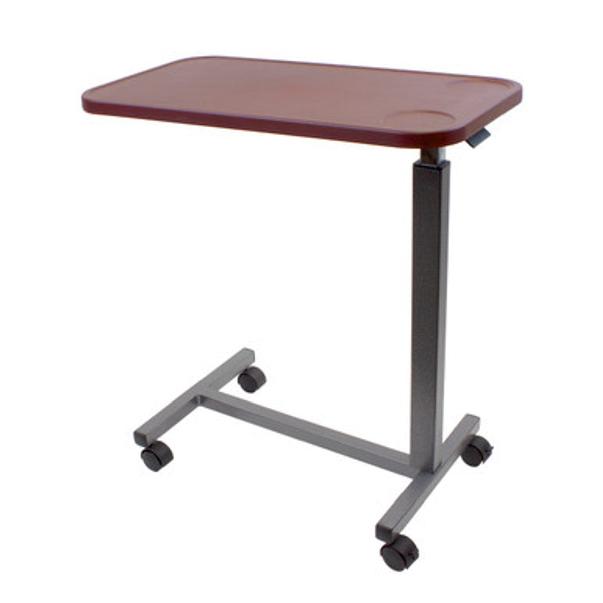Dynarex-10457CH Plastic Overbed Table Cherry (1pc/cs)