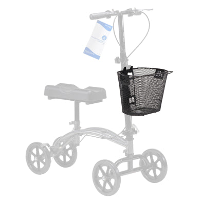 Dynarex-RPKW-02BK Knee Walker Basket, Black, 1