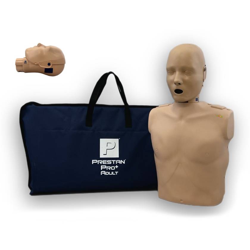 PRESTAN PRO+ Adult Manikin with CPR Feedback, PRO+ Face-Shield, Single Unit