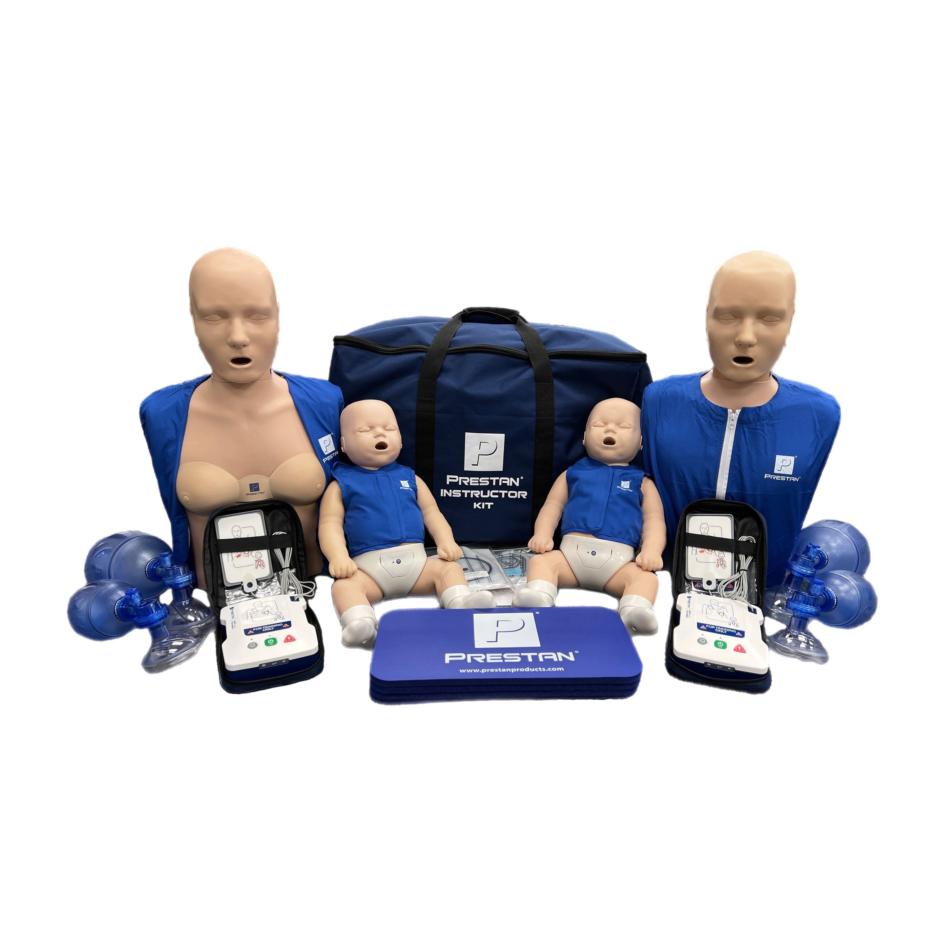 PRESTAN Professional Instructor Kit with CPR Feedback, 4-Pack, Medium Skin Tone
