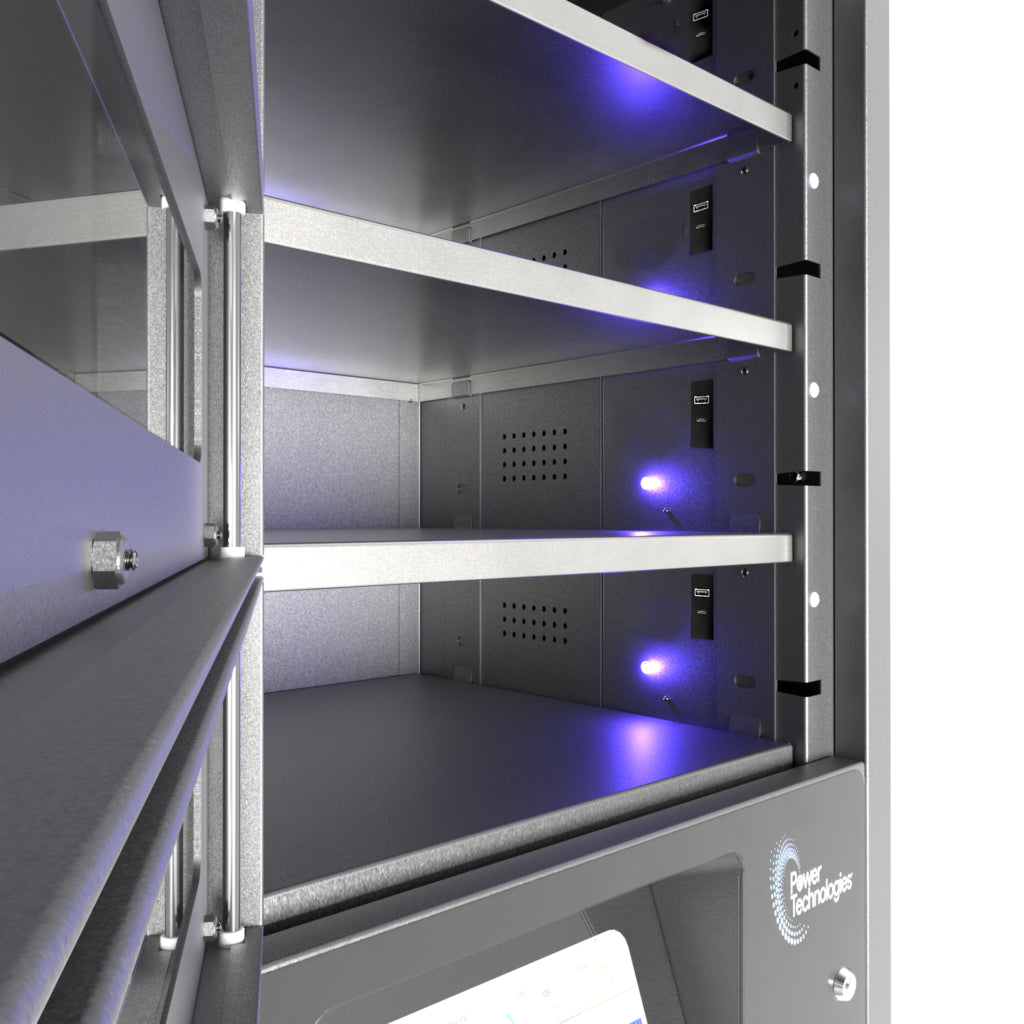 Luxor-KBSL058 Pro 10-Bay Large Device Wide Smart Locker (4G, USB-C)