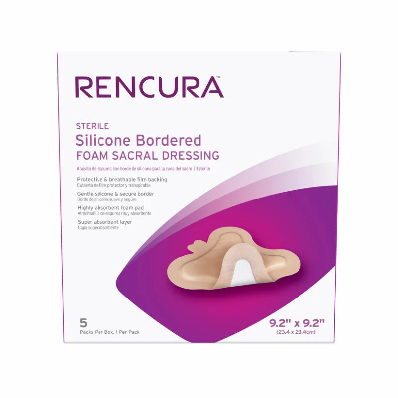 Dukal Corporation Silicone Bordered Foam Sacral Dressing