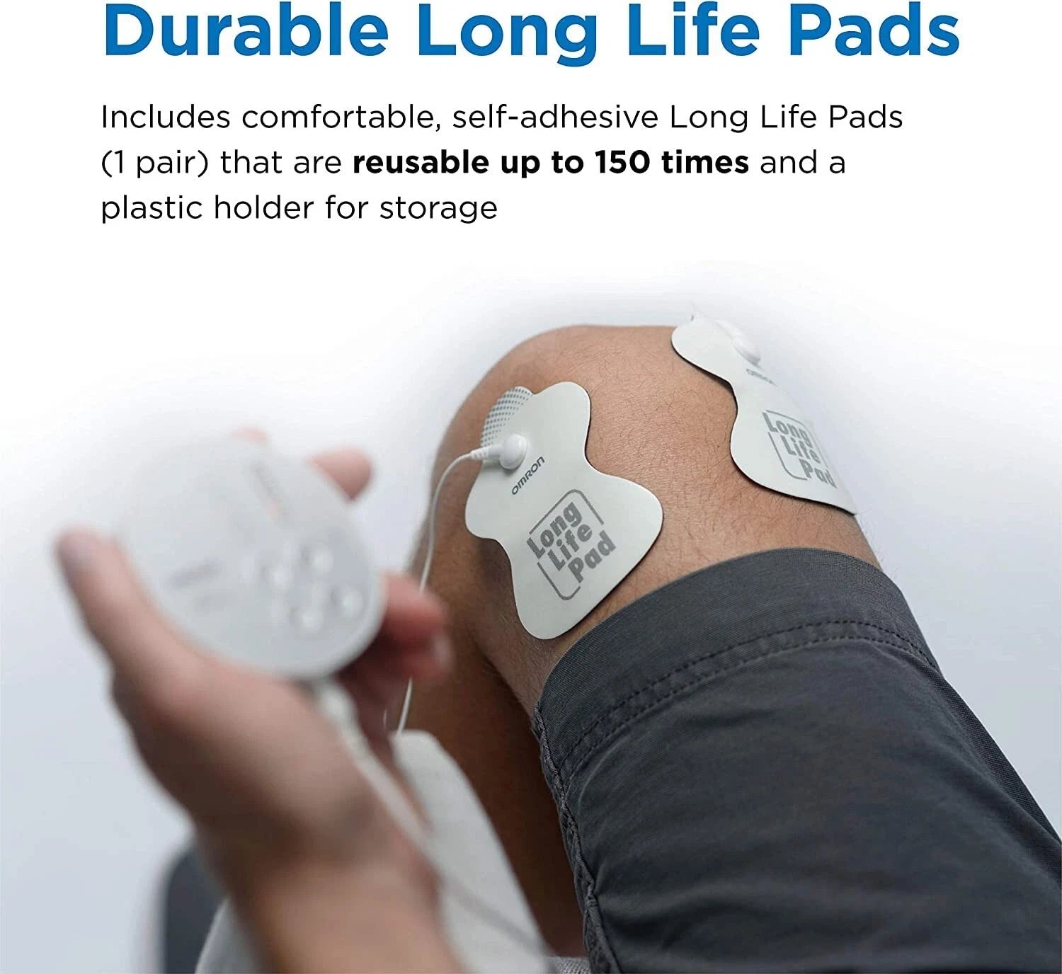 Omron Healthcare-PM400 Pocket Pain Pro TENS Unit, Powerful Drug-free Pain Relief, 12/cs