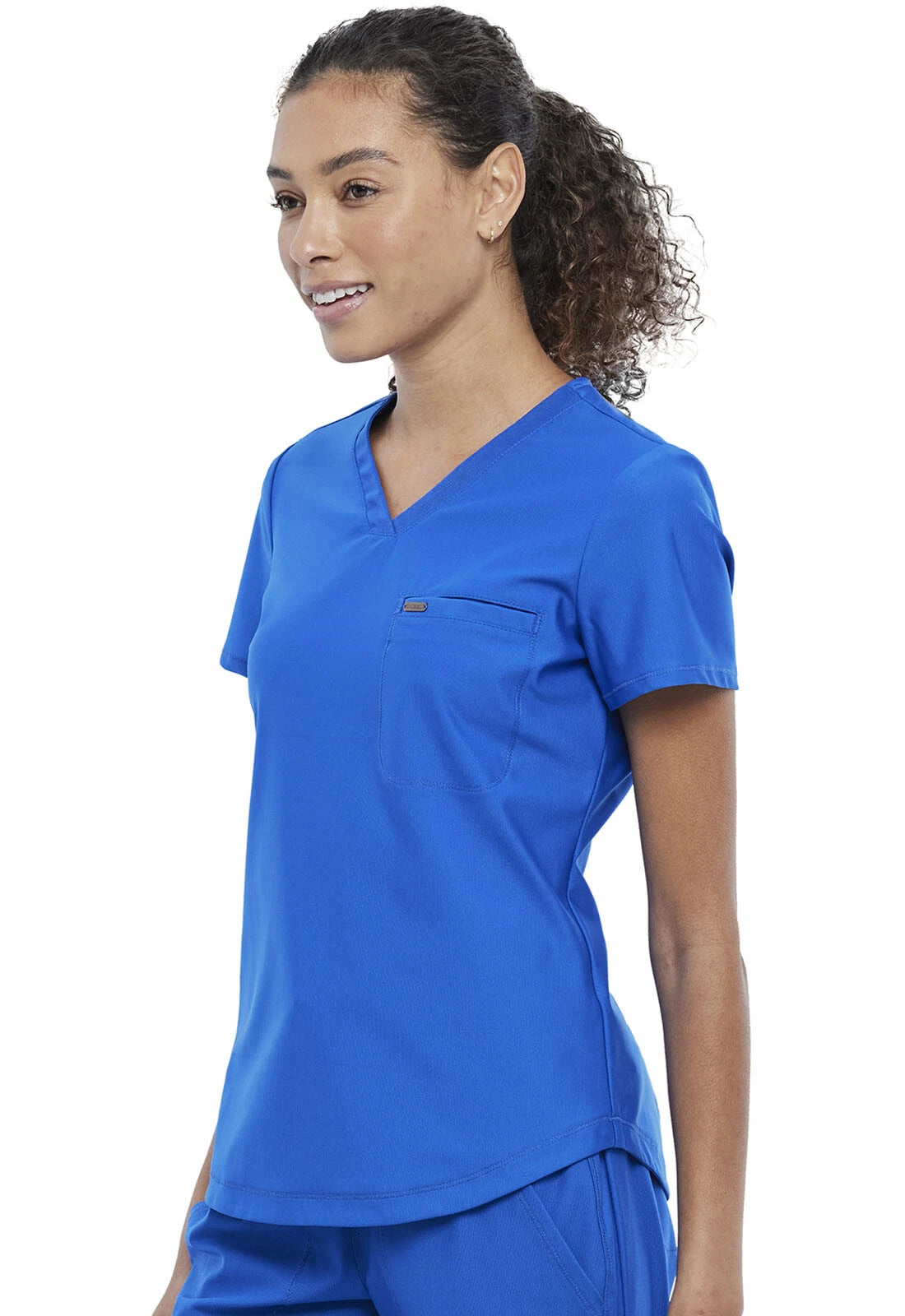 Cherokee Medical FORM Women's Tuck-In Knit Mesh V-Neck Scrub Top